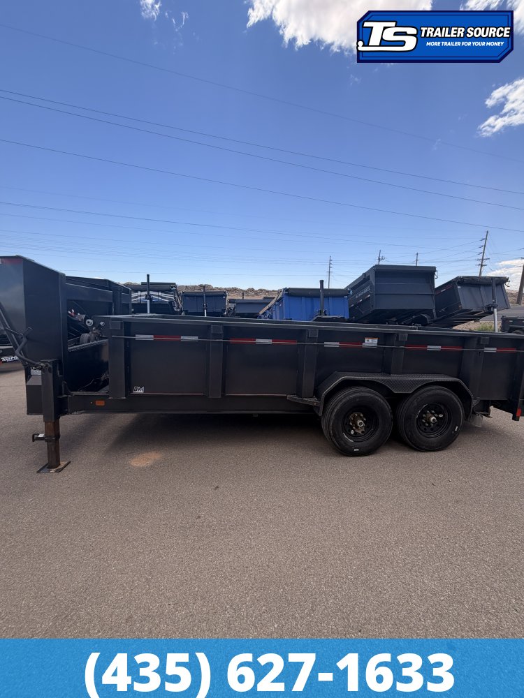 7x16 Diamond C LPT 207 Dump Trailer - 15.5K GVWR -