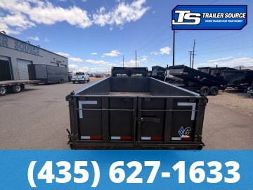 7x16 Diamond C LPT 207 Dump Trailer - 15.5K GVWR -