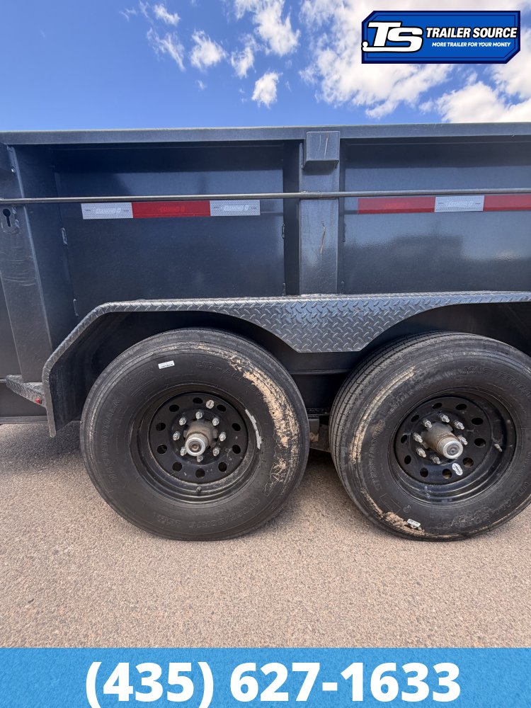 7x16 Diamond C LPT 207 Dump Trailer - 15.5K GVWR -