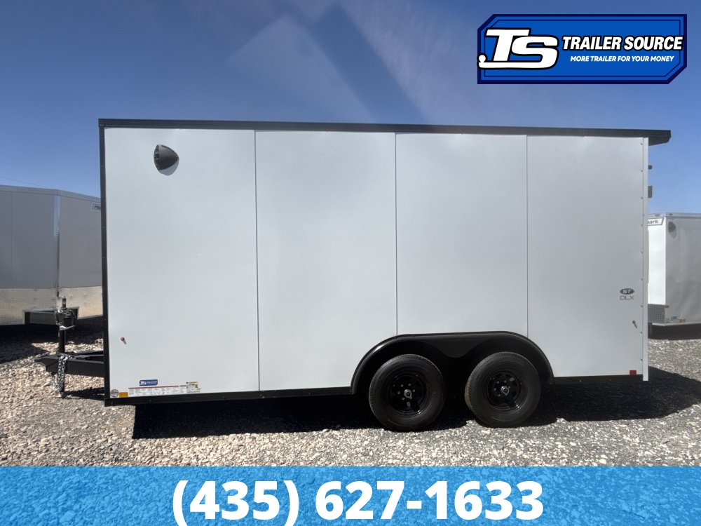 8.5x16 Look ST DLX Enclosed Cargo Trailer - 7'0" Interior - 10K GVWR - .080 PolyCor, Black Out Package, Rear Spoiler w/ Load Lights