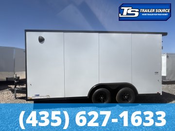 8.5x16 Look ST DLX Enclosed Cargo Trailer - 7'0" Interior - 10K GVWR - .080 PolyCor, Black Out Package, Rear Spoiler w/ Load Lights