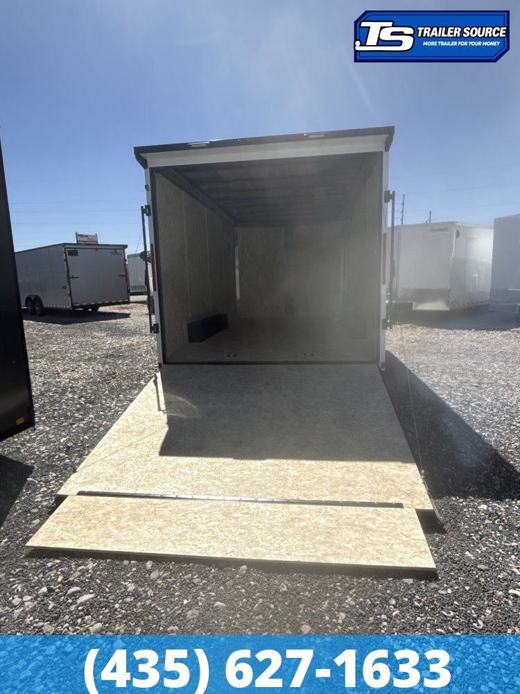 8.5x16 Look ST DLX Enclosed Cargo Trailer - 7'0" Interior - 10K GVWR - .080 PolyCor, Black Out Package, Rear Spoiler w/ Load Lights