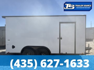 8.5x16 Look ST DLX Enclosed Cargo Trailer - 7'0" Interior - 10K GVWR - .080 PolyCor, Black Out Package, Rear Spoiler w/ Load Lights