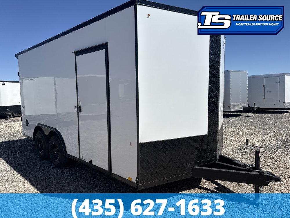 8.5x16 Look ST DLX Enclosed Cargo Trailer - 7'0" Interior - 10K GVWR - .080 PolyCor, Black Out Package, Rear Spoiler w/ Load Lights
