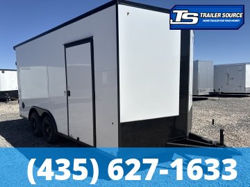 8.5x16 Look ST DLX Enclosed Cargo Trailer - 7'0" Interior - 10K GVWR - .080 PolyCor, Black Out Package, Rear Spoiler w/ Load Lights