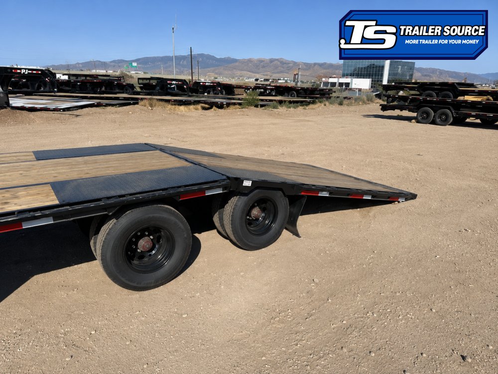 8.5x40 Double A Pro Series GHB Hydraulic Dovetail Gooseneck Equipment Trailer - 25K GVWR - Engineered Beam, Engineered Neck, Pierced Frame