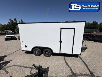 8.5x16 Look ST DLX Enclosed Cargo Trailer - 7'0" Interior - 10K GVWR - .080 PolyCor, Alloy Wheels, Black Out Package, Rear Spoiler w/ Load Lights