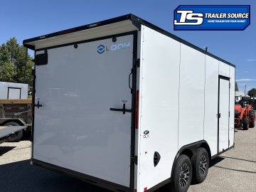 8.5x16 Look ST DLX Enclosed Cargo Trailer - 7'0" Interior - 10K GVWR - .080 PolyCor, Alloy Wheels, Black Out Package, Rear Spoiler w/ Load Lights