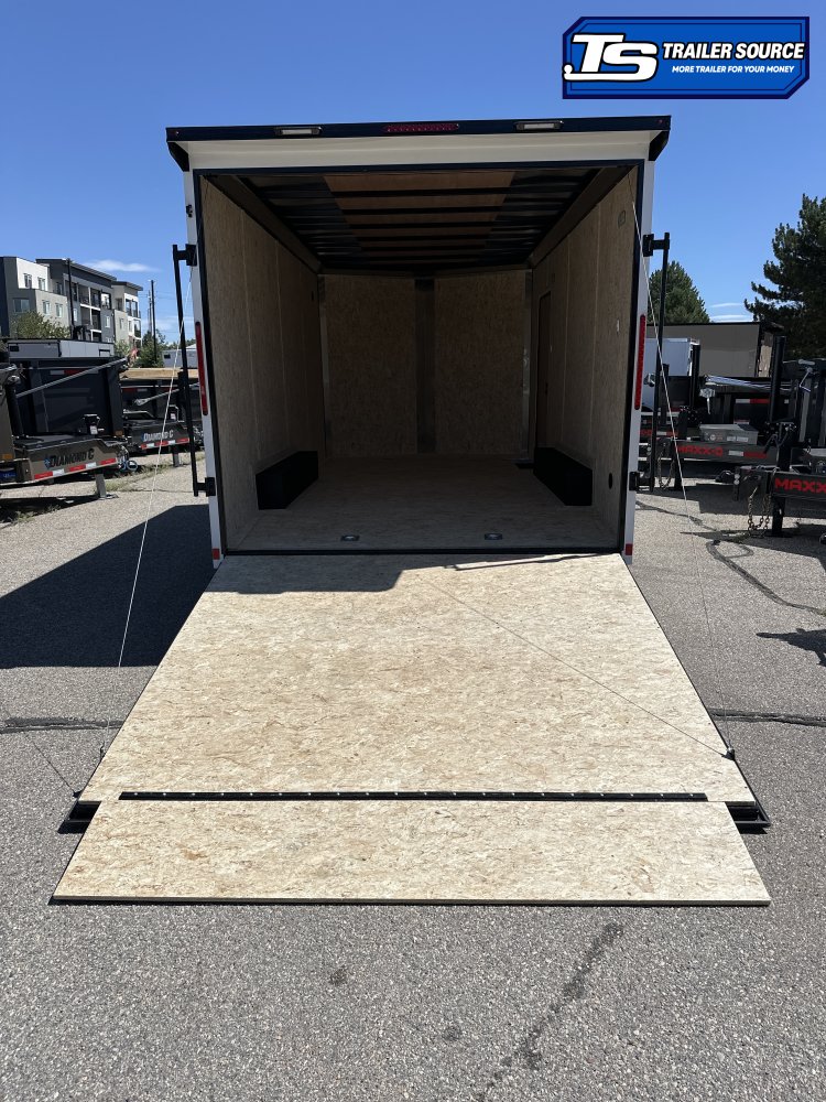 8.5x16 Look ST DLX Enclosed Cargo Trailer - 7'0" Interior - 10K GVWR - .080 PolyCor, Alloy Wheels, Black Out Package, Rear Spoiler w/ Load Lights