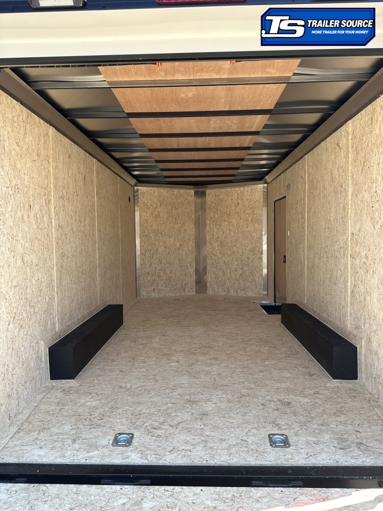 8.5x16 Look ST DLX Enclosed Cargo Trailer - 7'0" Interior - 10K GVWR - .080 PolyCor, Alloy Wheels, Black Out Package, Rear Spoiler w/ Load Lights