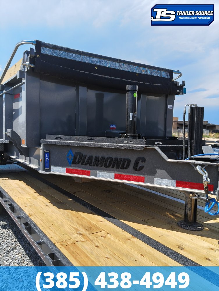 7x16 Diamond C LPT 307 Pacesetter Pkg Dump Trailer - 32" Sides - 24K GVWR -