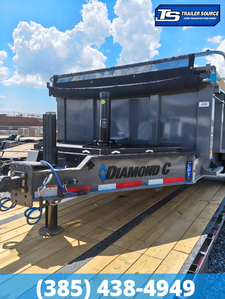 7x16 Diamond C LPT 307 Pacesetter Pkg Dump Trailer - 32" Sides - 24K GVWR -