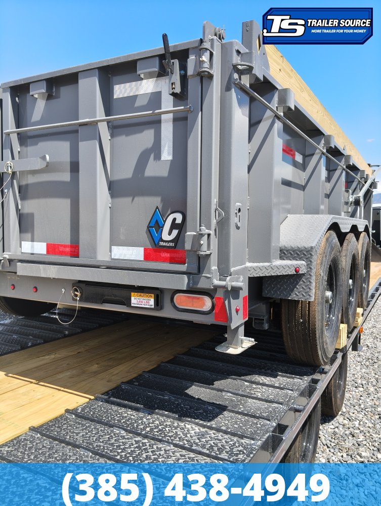 7x16 Diamond C LPT 307 Pacesetter Pkg Dump Trailer - 32" Sides - 24K GVWR -