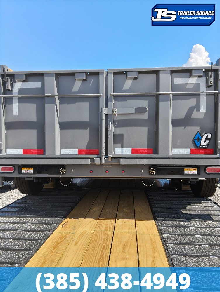 7x16 Diamond C LPT 307 Pacesetter Pkg Dump Trailer - 32" Sides - 24K GVWR -