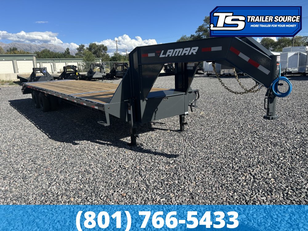 8.5x32 Lamar FD Gooseneck Equipment Trailer - 25K GVWR -