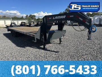 8.5x32 Lamar FD Gooseneck Equipment Trailer - 25K GVWR -