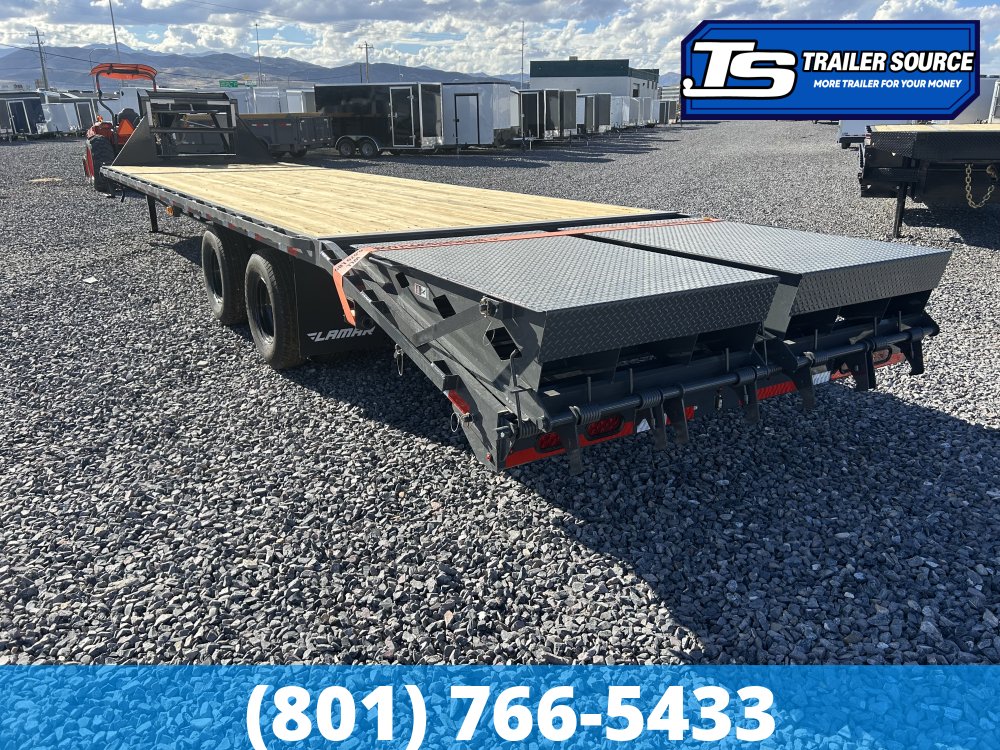 8.5x32 Lamar FD Gooseneck Equipment Trailer - 25K GVWR -
