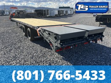 8.5x32 Lamar FD Gooseneck Equipment Trailer - 25K GVWR -