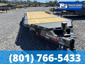 8.5x22 Diamond C HXD 207 Wide Body w/ Drive Over Fenders Tilt