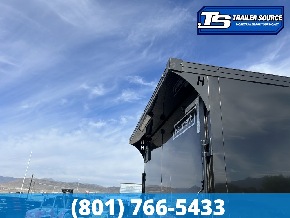 8.5x24 Haulmark Transport Enclosed Cargo Trailer - 7'6" Interior - 7K GVWR - .080 PolyCor, 2 Tone Color, Ramp Door, Rear Spoiler