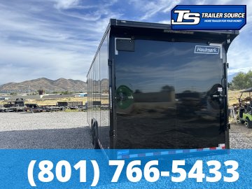 8.5x24 Haulmark Transport Enclosed Cargo Trailer - 7'6" Interior - 7K GVWR - .080 PolyCor, 2 Tone Color, Ramp Door, Rear Spoiler