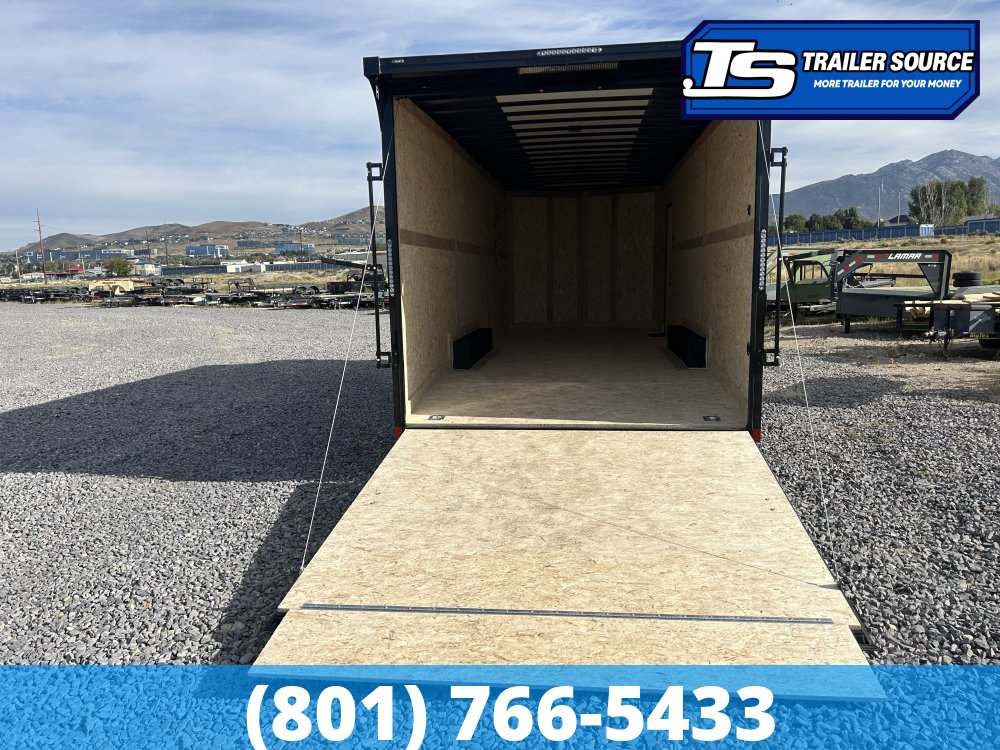 8.5x24 Haulmark Transport Enclosed Cargo Trailer - 7'6" Interior - 7K GVWR - .080 PolyCor, 2 Tone Color, Ramp Door, Rear Spoiler