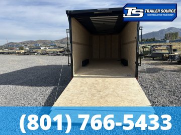 8.5x24 Haulmark Transport Enclosed Cargo Trailer - 7'6" Interior - 7K GVWR - .080 PolyCor, 2 Tone Color, Ramp Door, Rear Spoiler