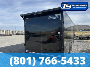 8.5x24 Haulmark Transport Enclosed Cargo Trailer - 7'6" Interior - 7K GVWR - .080 PolyCor, 2 Tone Color, Ramp Door, Rear Spoiler