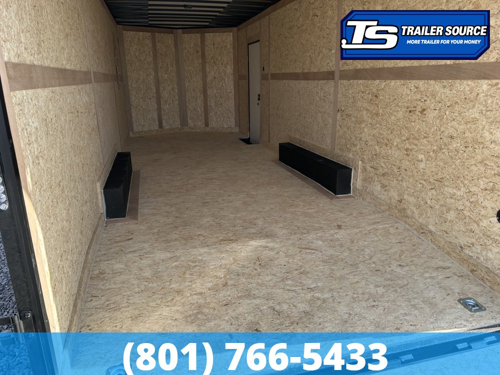 8.5x24 Haulmark Transport Enclosed Cargo Trailer - 7'6" Interior - 7K GVWR - .080 PolyCor, 2 Tone Color, Ramp Door, Rear Spoiler