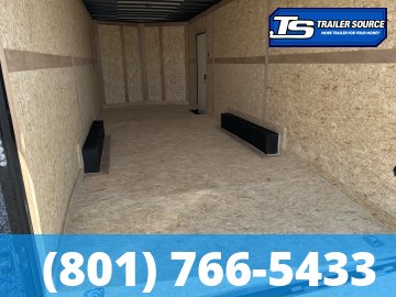 8.5x24 Haulmark Transport Enclosed Cargo Trailer - 7'6" Interior - 7K GVWR - .080 PolyCor, 2 Tone Color, Ramp Door, Rear Spoiler