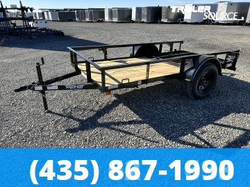 5x10 Top Hat Single Axle Utility