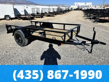 5x10 Top Hat Single Axle Utility