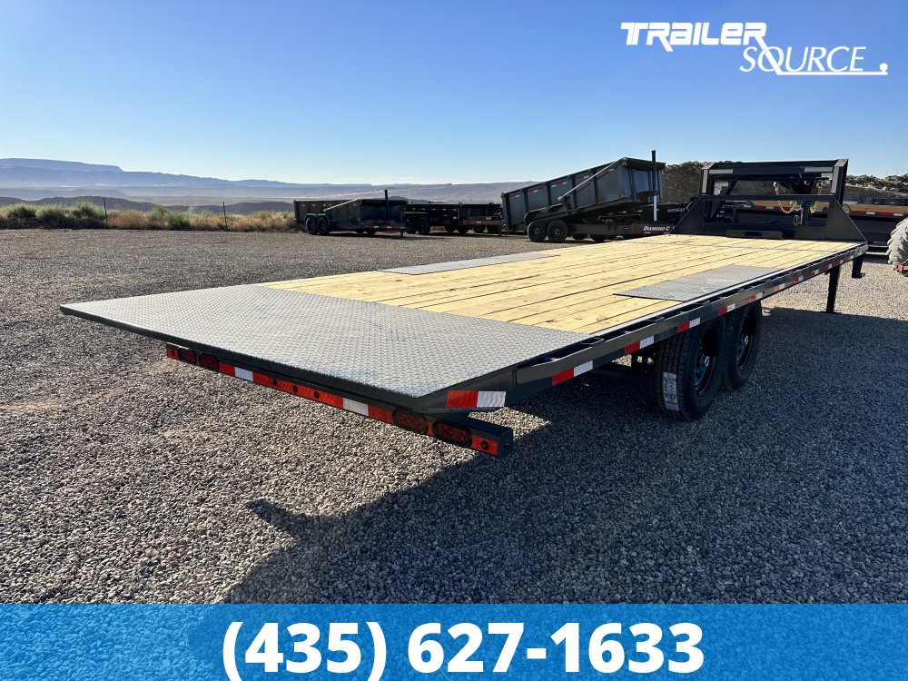 8.5x26 Lamar DO Tilt 14K Gooseneck Deckover Tilt Trailer