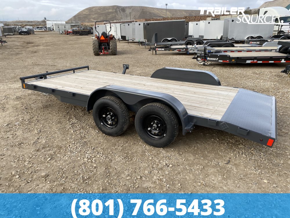 7x16 Lamar Car Hauler 7K Car Hauler Trailer