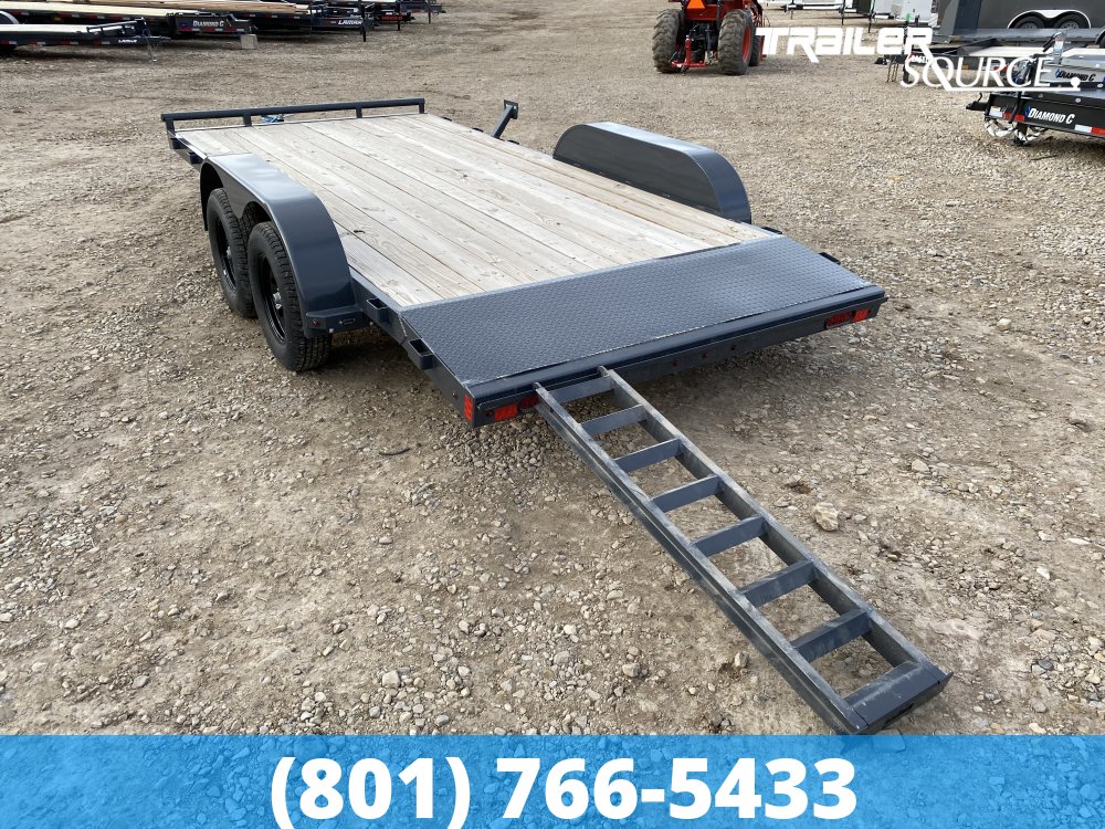 7x16 Lamar Car Hauler 7K Car Hauler Trailer