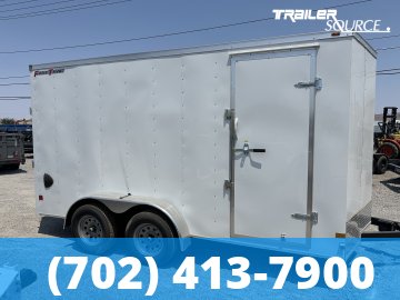 7x14 Wells Cargo Fast Trac Deluxe 7'0" Interior 7K Tandem Axle Enclosed Cargo