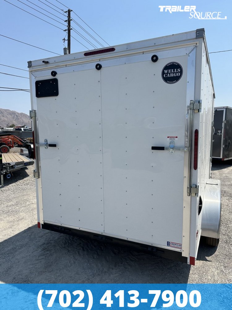 7x14 Wells Cargo Fast Trac Deluxe 7'0" Interior 7K Tandem Axle Enclosed Cargo