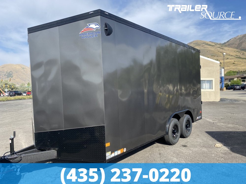 8.5x16 American Hauler Night Hawk 7'6" 10K Tandem Axle Enclosed Cargo