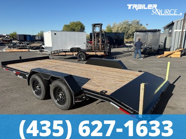7x18 Double A Pro Series CH Flatbed Car Hauler
