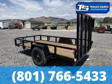 5x10 Sure-Trac Tube Top Utility Trailer - 3.5K GVWR - Ramp Gate