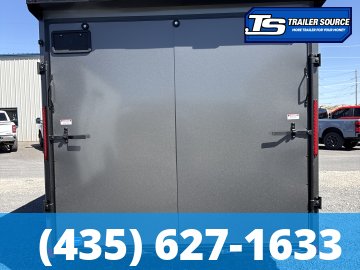 8.5x16 Look ST DLX Enclosed Cargo Trailer - 7'0" Interior - 7K GVWR - .080 PolyCor, Black Out Package, Rear Spoiler w/ Load Lights