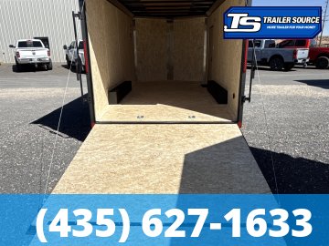 8.5x16 Look ST DLX Enclosed Cargo Trailer - 7'0" Interior - 7K GVWR - .080 PolyCor, Black Out Package, Rear Spoiler w/ Load Lights