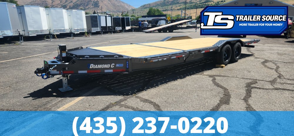 8.5x24 Diamond C HXD 208 Wide Body w/ Drive Over Fenders Tilt
