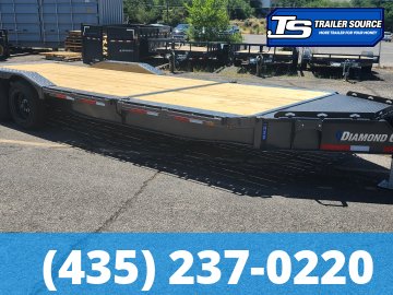8.5x24 Diamond C HXD 208 Wide Body w/ Drive Over Fenders Tilt Trailer - 18K GVWR - 18 Ply Tires
