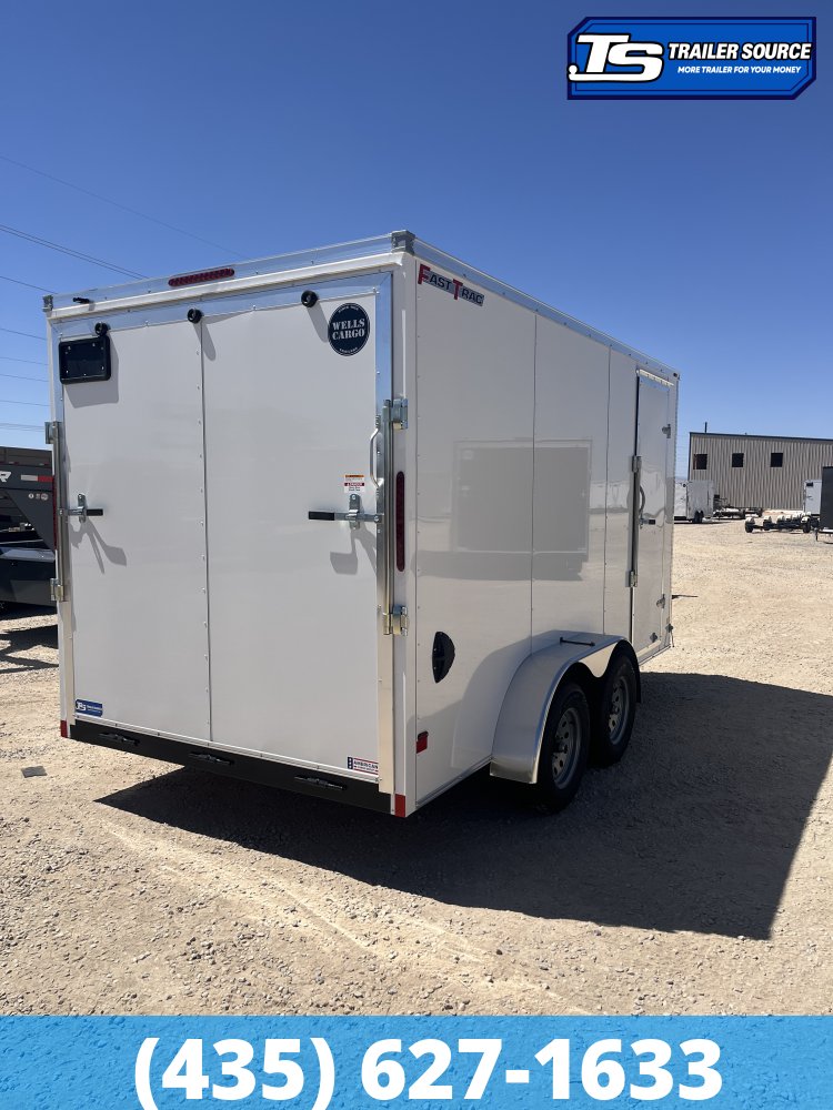 7x14 Wells Cargo FastTrac Enclosed Cargo Trailer - 7'0" Interior - 7K GVWR -