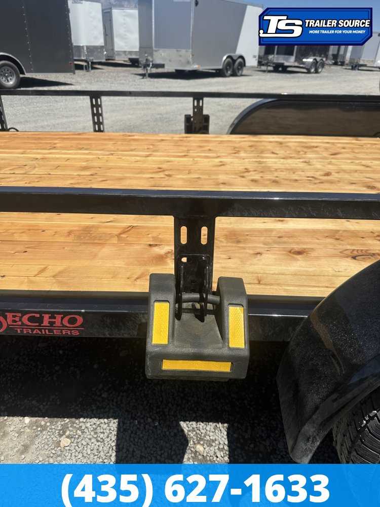 7x16 Echo EA-16-15T Utility Trailer - 7K GVWR - Tire Chocks