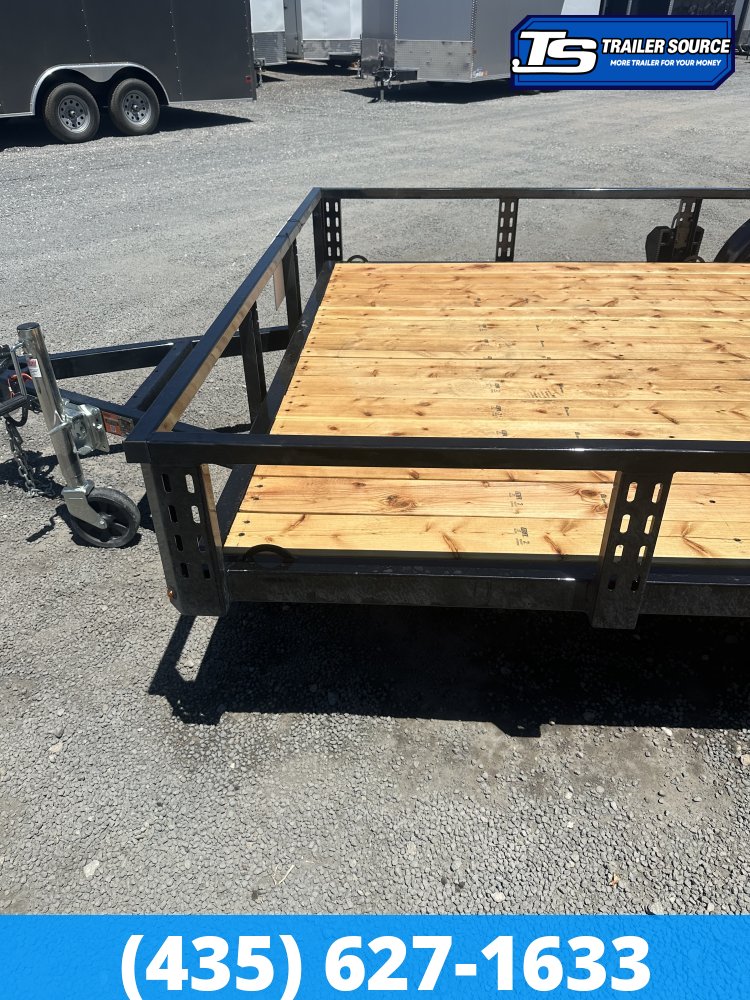 7x16 Echo EA-16-15T Utility Trailer - 7K GVWR - Tire Chocks