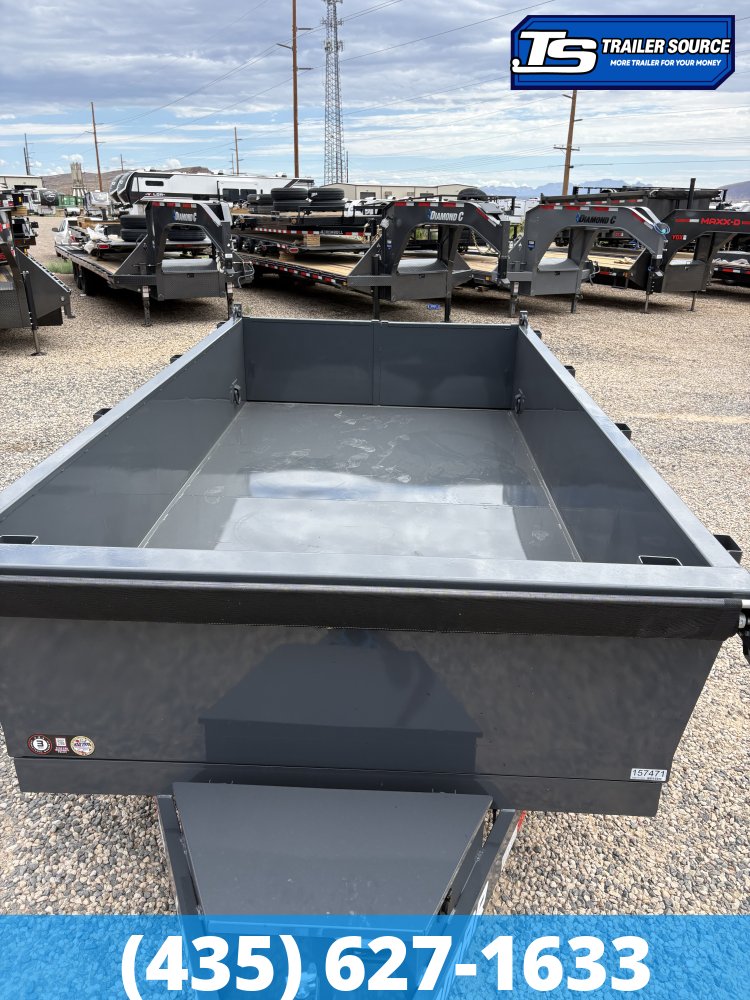 6.5x12 Lamar DM Dump Trailer - 24" Sides - 10K GVWR -