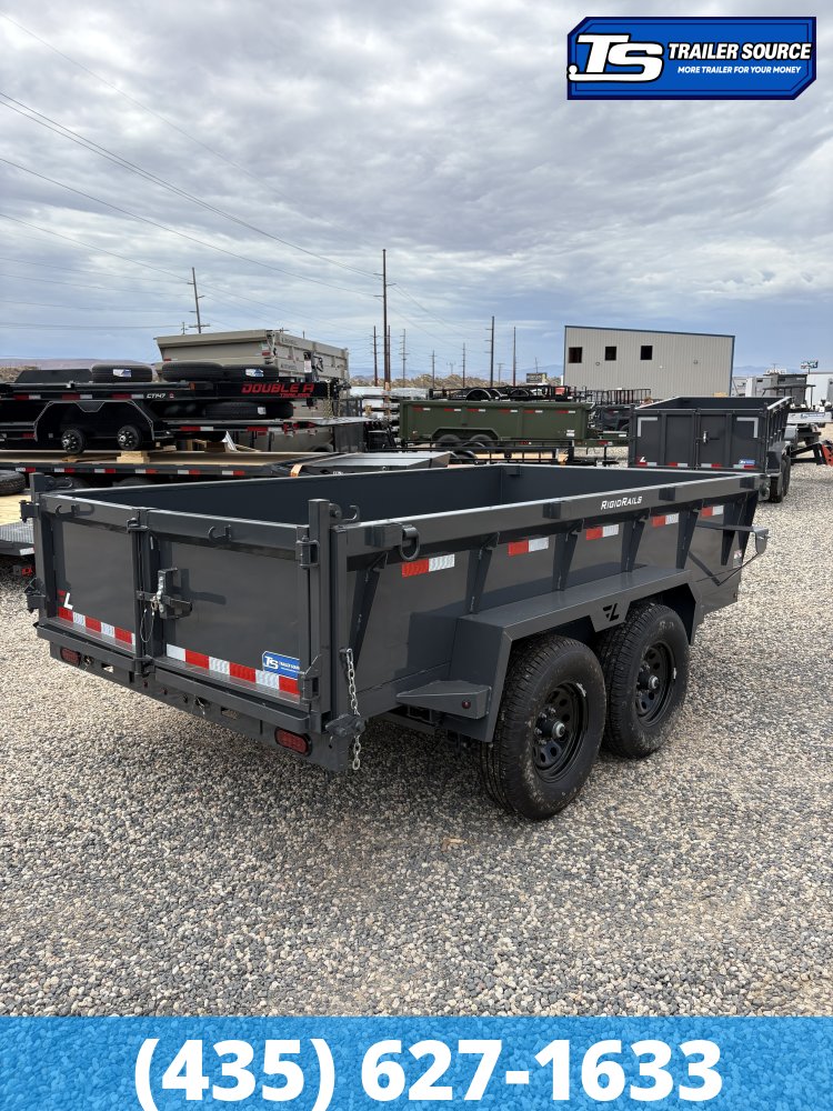 6.5x12 Lamar DM Dump Trailer - 24" Sides - 10K GVWR -