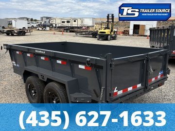 6.5x12 Lamar DM Dump Trailer - 24" Sides - 10K GVWR -